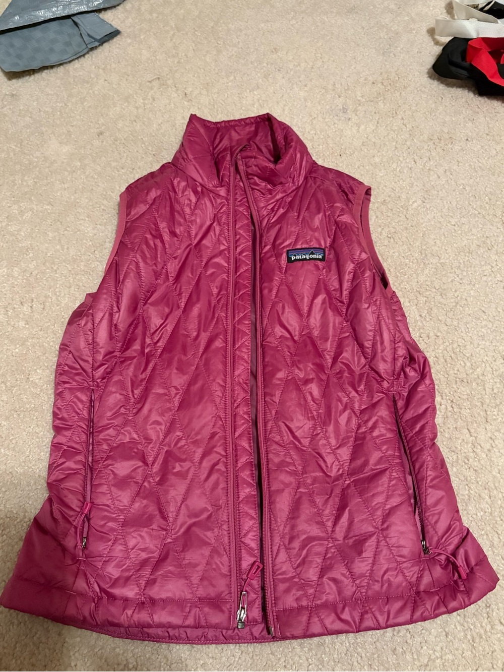 Patagonia Women's Quilted Vest in Berry Pink
